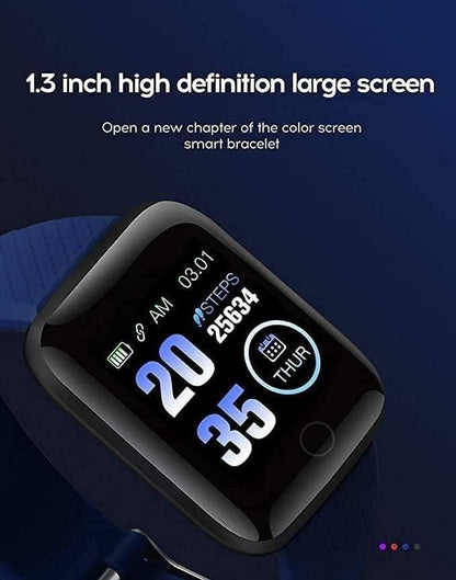 Smart Bracelet Fitness Tracker Color Screen Smartwatch